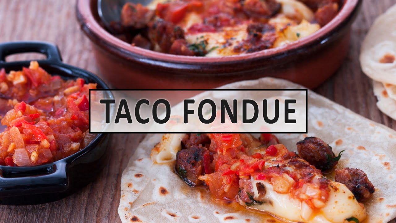 Jarlsberg fondue Med chorizo og chunky salsa YouTube