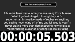 Eminem - Rap God Spits 100 Words In 16 Seconds Amazing O