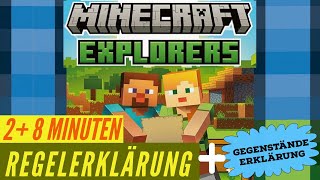 Minecraft Explorers Regeln Anleitung Erklärung Kartenspiel Kooperativ