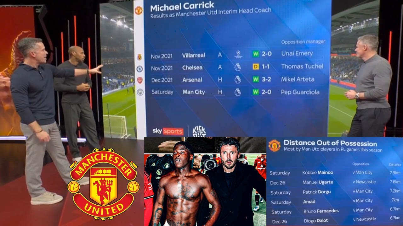 Thierry Henry And Carragher React To Carrick's Win Over Pep🗣️ Mainoo And Manchester United Are Back!