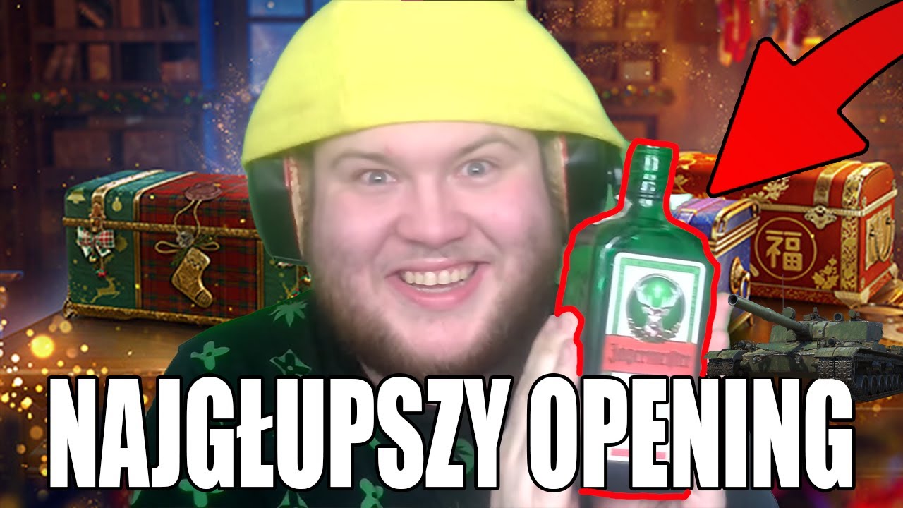 TRAFIAM CZOŁG = PIJĘ SHOTA XDDD [Opening 200 skrzynek WoT]