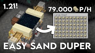 BEST Sand Farm Tutorial in Minecraft 1.21 | Easy and Simple Design