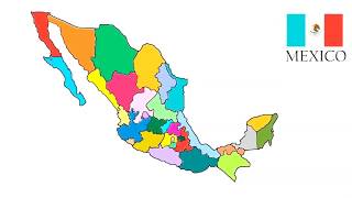 How to draw Map of Mexico // Mexico Map How to draw Map of Mexico // Mexico Map