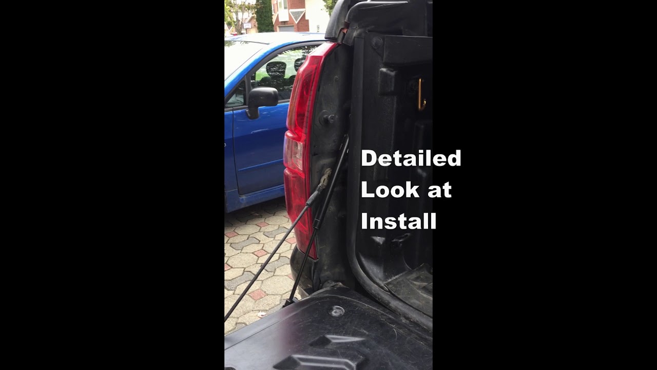 DIY Avalanche Soft drop tailgate, shock