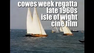 📽 cowes week & fireworks - 1960s cine film - isle of wight