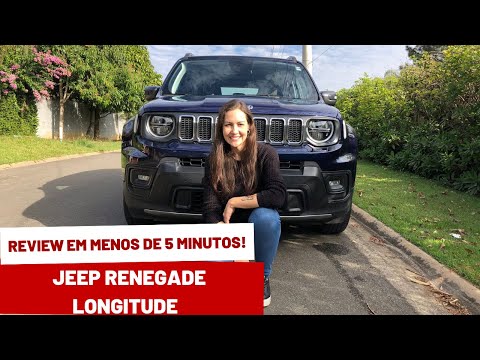 PROCURANDO UM SUV COMPACTO? O JEEP RENEGADE LONGITUDE COM MOTOR 1.3 TURBO É UMA ÓTIMA OPÇÃO!!!