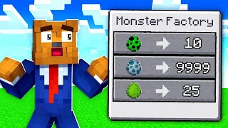 Creating A CRAZY Spawner In Minecraft Monster Factory!