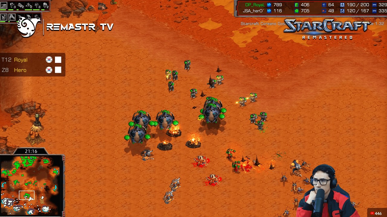 STARCRAFT COREANO GOSU 🇰🇷 ROYAL vs HERO 🇰🇷 | M3·BO3·R2-R3