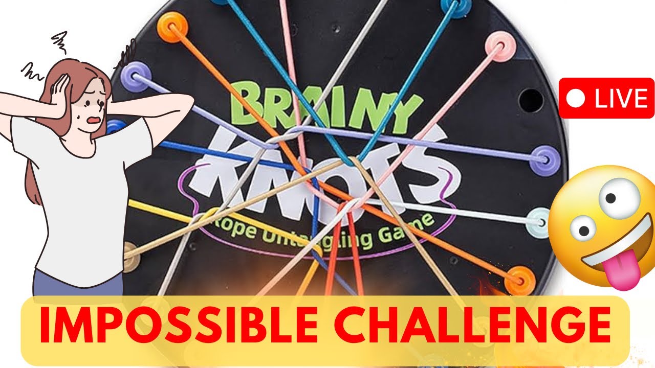 Knot untangling puzzle 