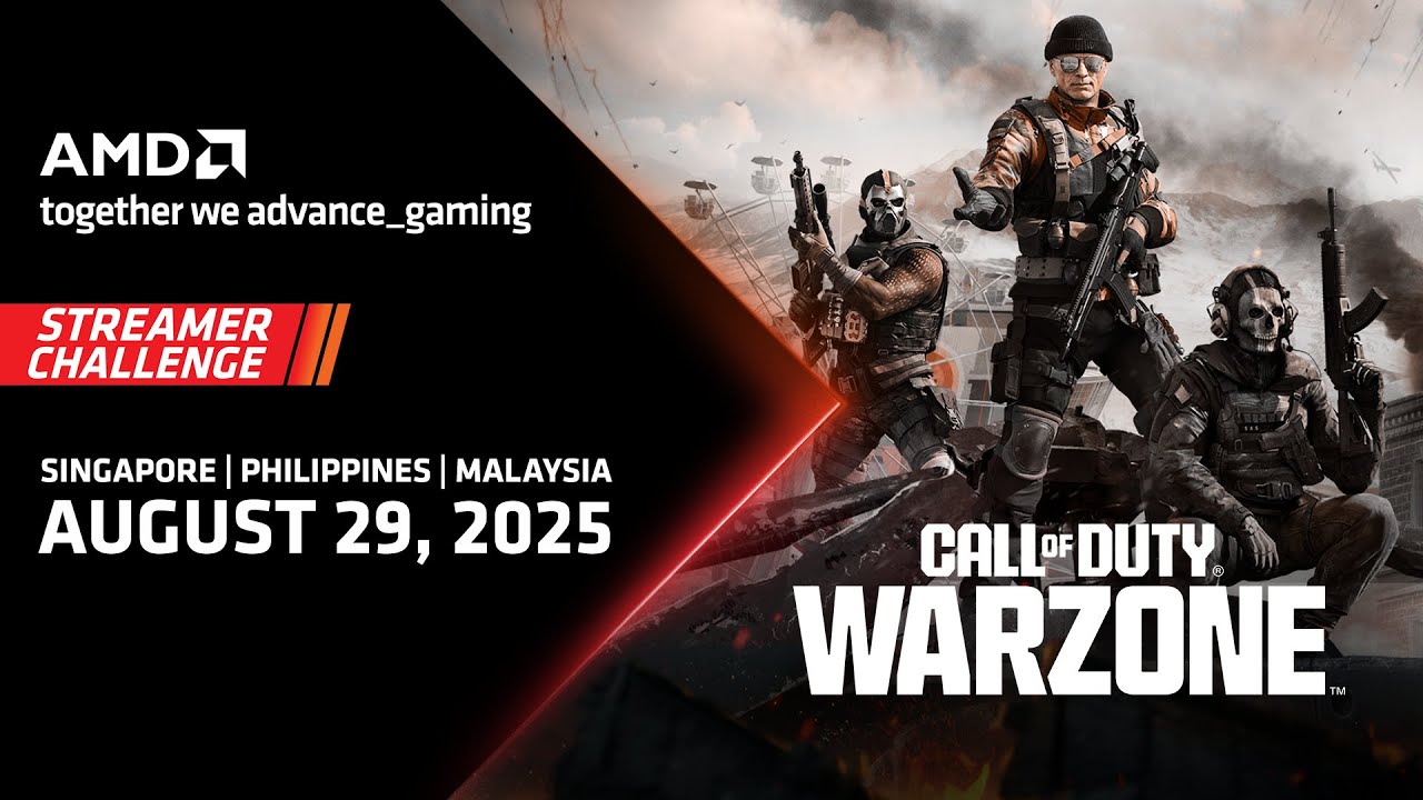 AMD Streamer Challenge 2025 ft. Call of Duty: Warzone (MY, PH, SG)