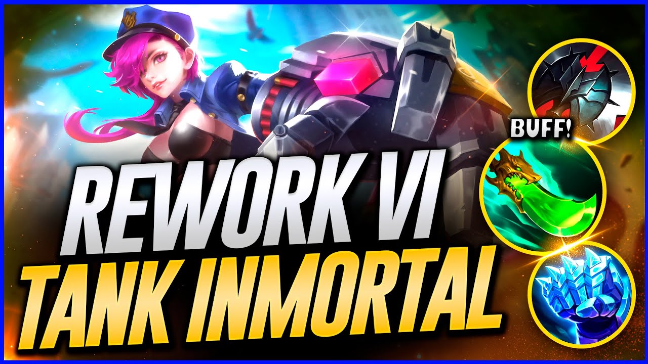 😨 EL *NUEVO REWORK* de VI HACE que SEA INMORTAL | COMO JUGAR VI JUNGLA ...