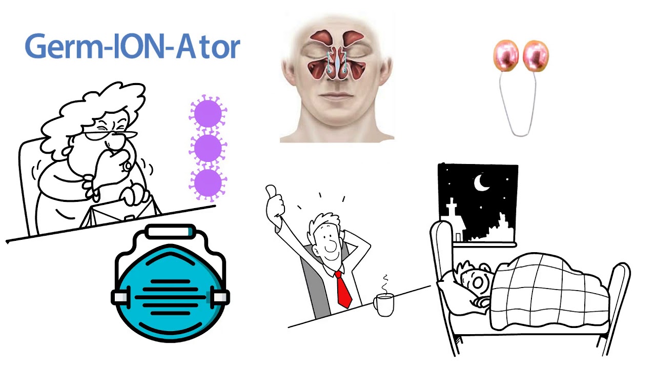 Germ-ion-Ator patent pending virus ion preventative protector www.germionators.com