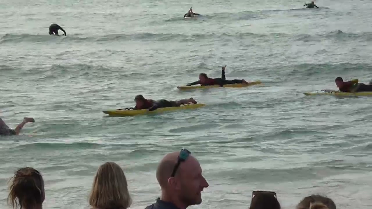 North Cornwall Lifeguard's "Mission" contest at Harlyn Bay - 13-08-25