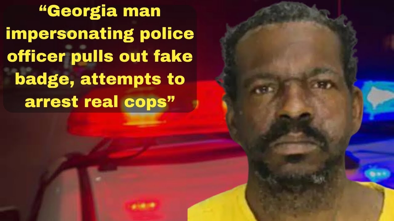 Man Posing As Fake Cop Tries To Arrest Real Police Officers - YouTube