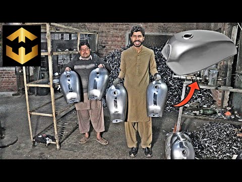 How to MotorCycle Fuel Tank Body Making in Factory Amazing Manufacturing MotorBike Fuel Tank