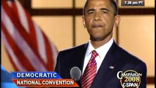 Barack Obama's Speech - 2008 Democratic National Convention