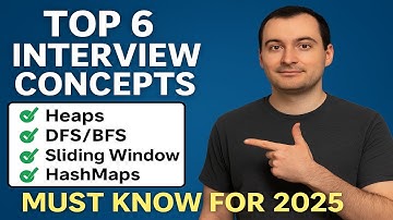 Top 6 Coding Interview Concepts You MUST Know (2025 Guide)