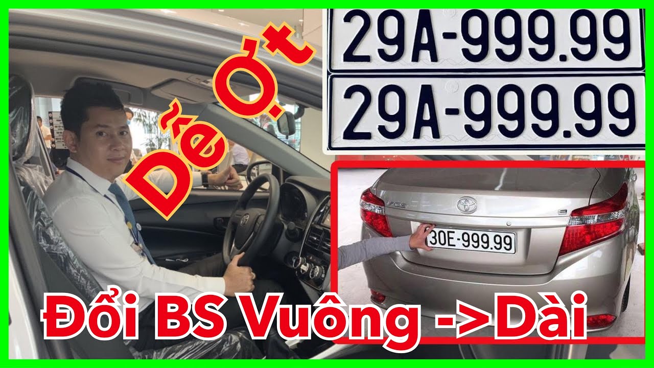 ✅AE Đã Biết Đổi Biến Số Ôtô Vuông Sang Dài Dễ Như Thế... - youtube