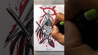 drawing stickman power summon void seraph x dreadveil #shorts #art #drawing #stickman