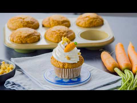 MUFFINS de ZANAHORIA: tan FÁCILES, tan DELICIOSOS 🧁