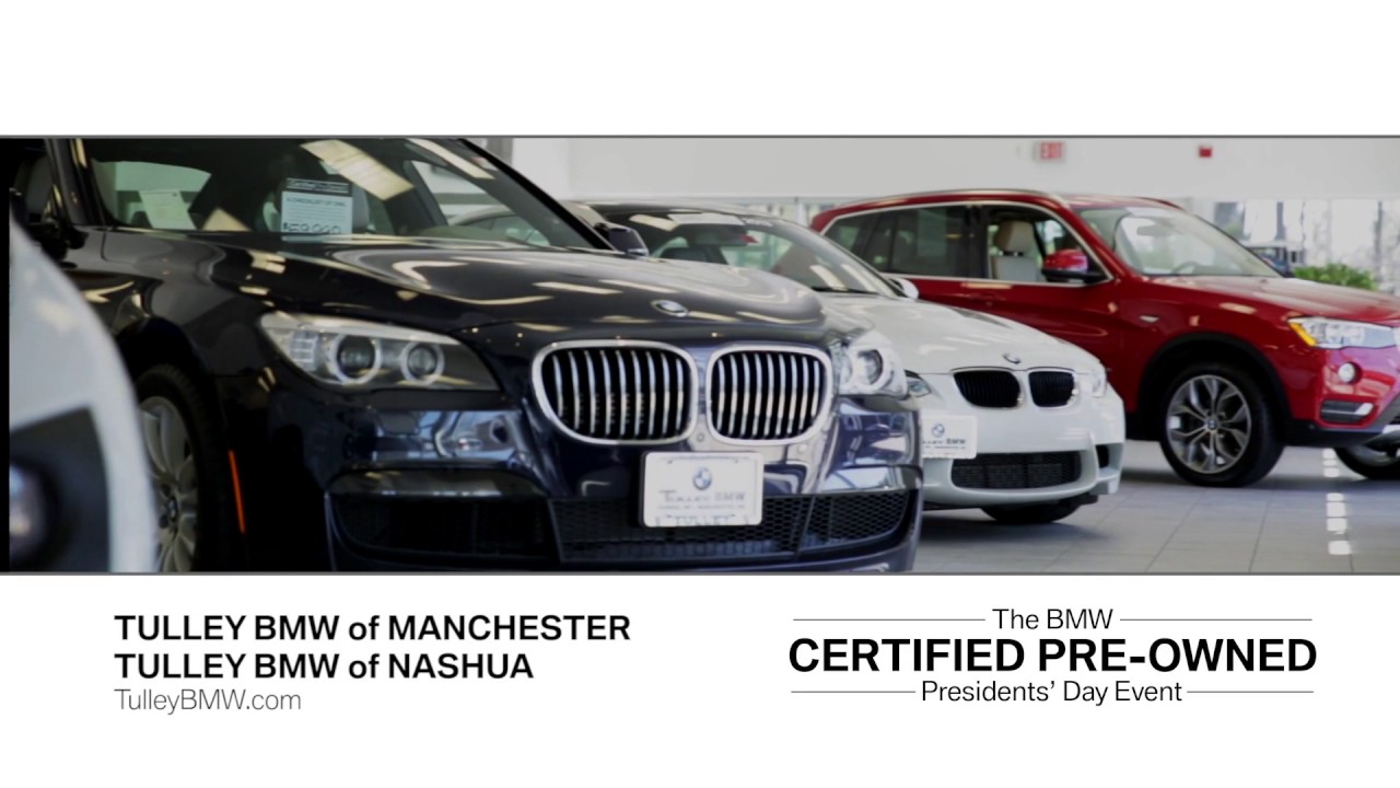Tulley BMW of Nashua CPO Presidents' Day Sale YouTube