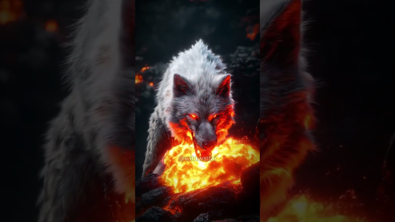 LAVA WOLF | 4K LIVE WALLPAPER