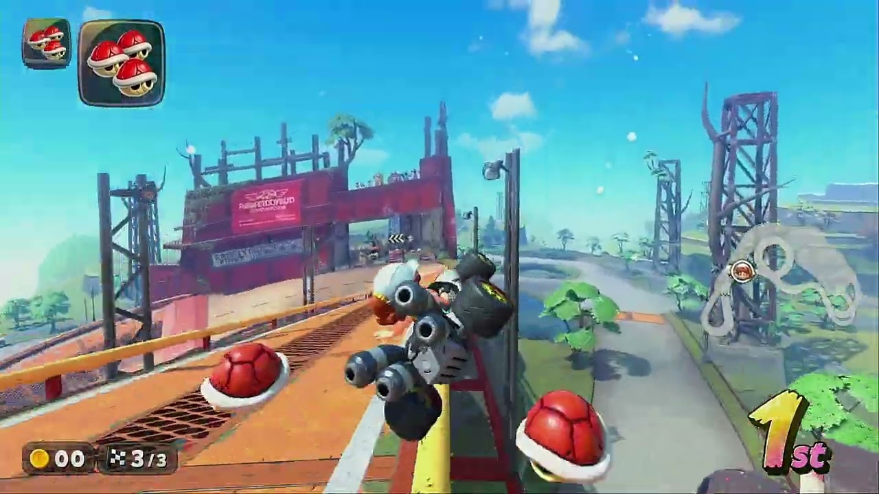 Mario Kart World Gameplay # 6 Princess Daisy at the Tanooki Cup Grand Prix 150 CC Race