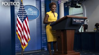 Karine Jean-Pierre becomes second Black woman behind White House briefing podium