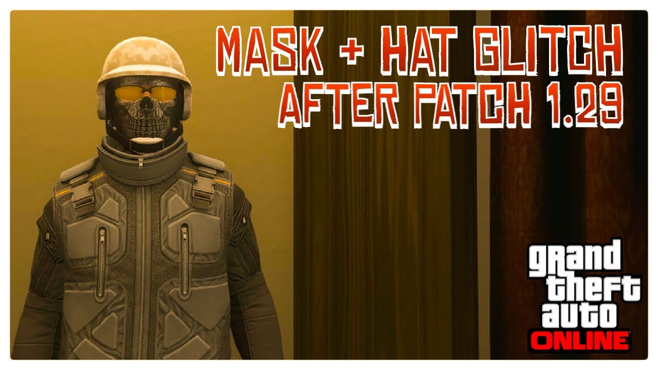 Grand Theft Auto V HAT, MASK & GLASSES GLITCH! (AFTER PATCH 1.33/1.27
