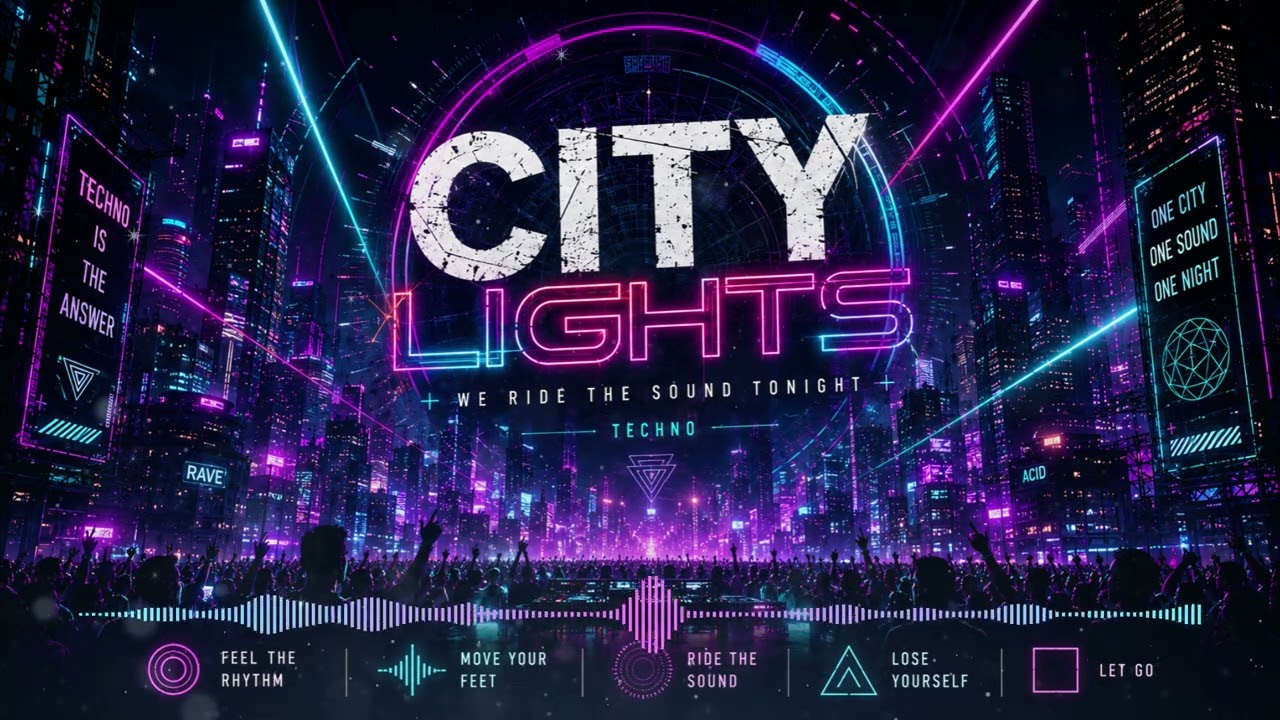 City Lights | Techno Remix - YouTube
