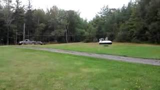 First run on hovercraft i rebuilt