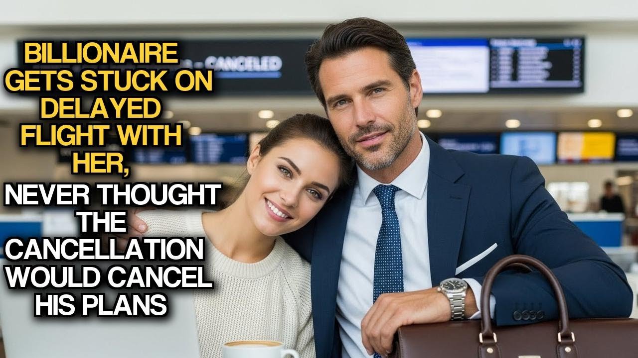 Billionaire Gets Stuck On Delayed Flight With Her, Never Thought Cancellation Would Cancel His Plans