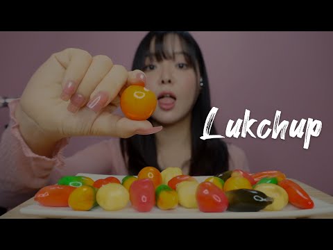ASMR Dessert from Heaven😇 Lukchup Eating Sounds (+Up Close)