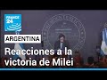 Lderes polticos internacionales reaccionaron al triunfo de javier milei en argentina