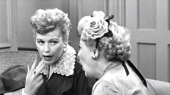 I Love Lucy scene: Ethel and Lucy learn French