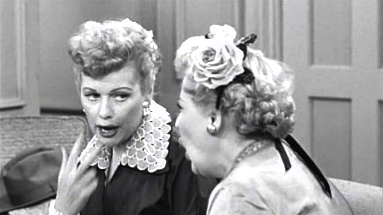 I Love Lucy scene Ethel and Lucy learn French