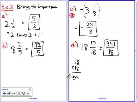 MPM1D - Fractions - Part 2 of 3 - YouTube
