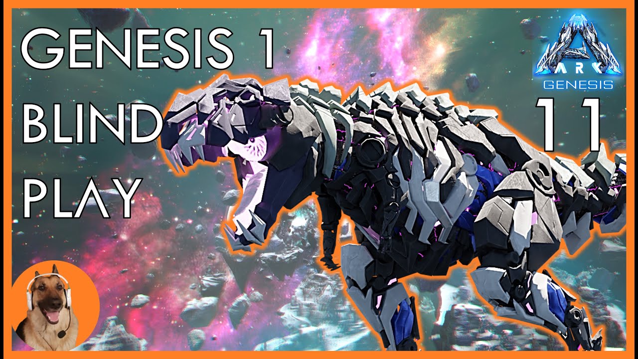 TAMING A LUNAR TEK REX! - ARK Genesis 1 Blind Let's play - Ep 11