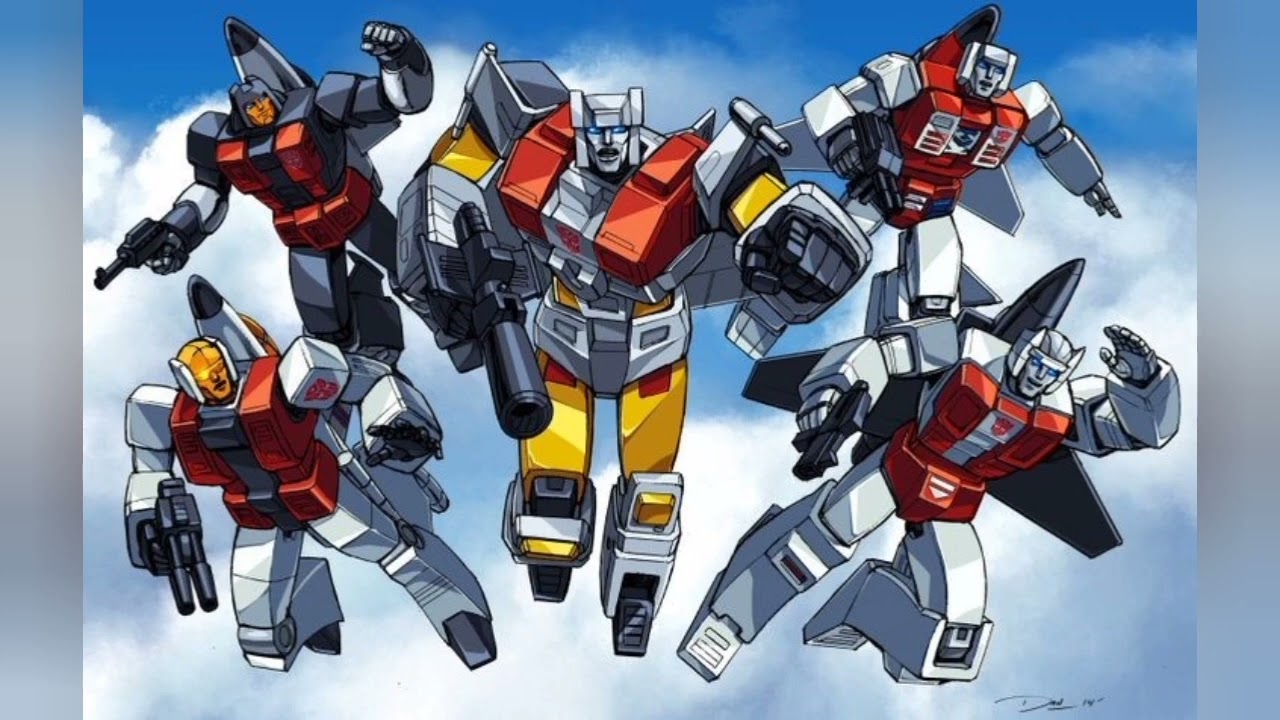 Transformers G1 Origen de los Aerialbots Y forman ha Superion