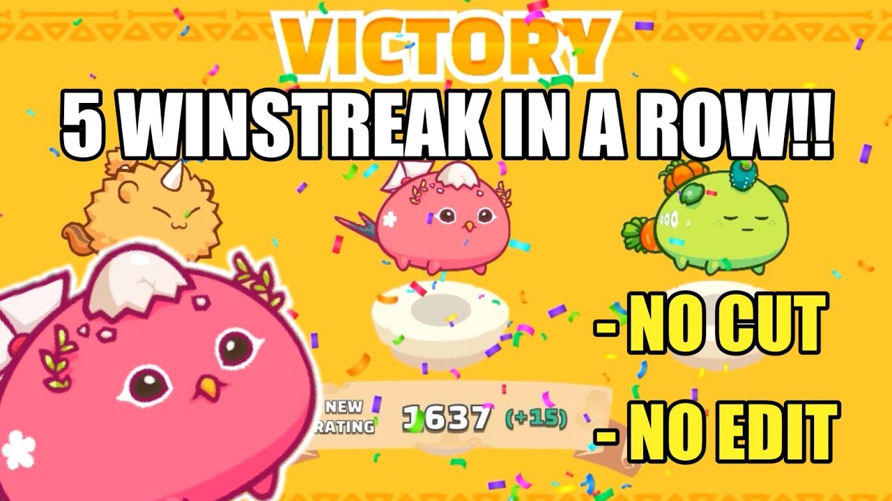 5WINS STRAIGHT?!1.6k MMR ARENA GAMEPLAY/STRATEGY USING PURE BBP (BIRD BEAST PLANT) - AXIE INFINITY