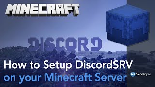 How to setup DiscordSRV - Minecraft Java