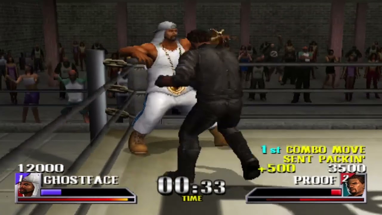 Def Jam Vendetta - PS2 Gameplay - Singles Match - Ghostface Killah vs Proof
