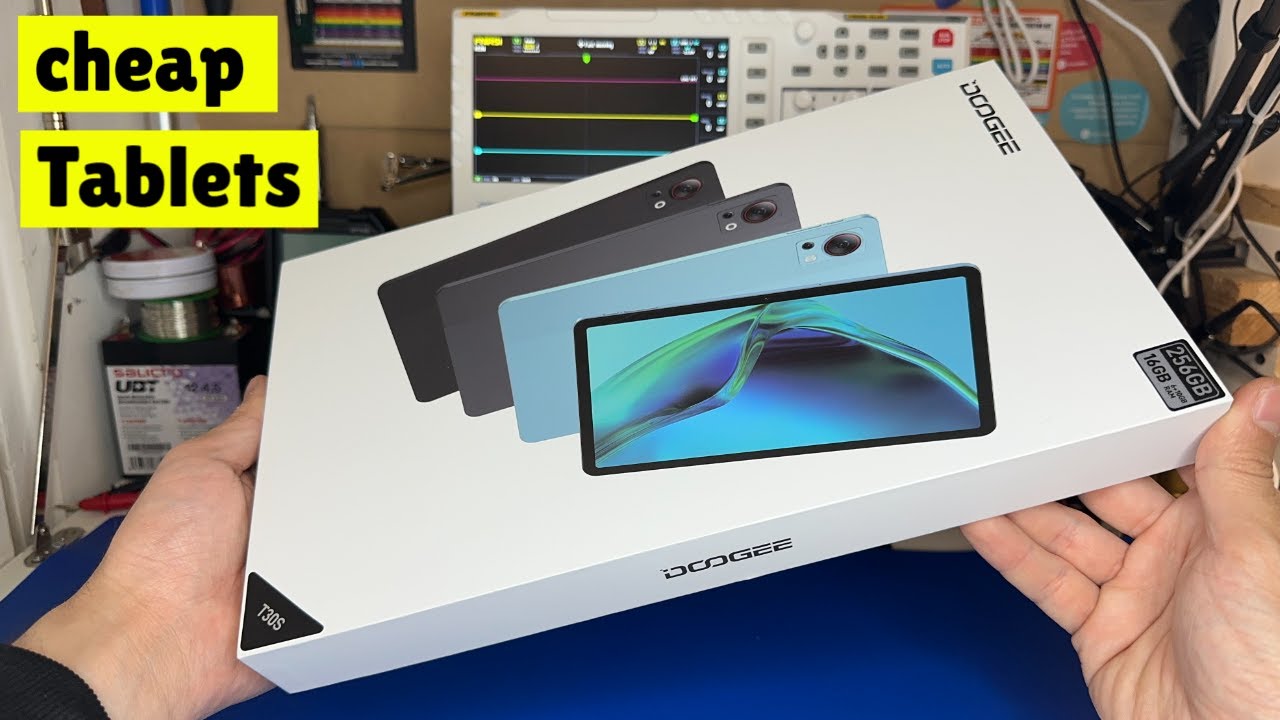 cheap android tablets, doogee t30s, android 13 - YouTube