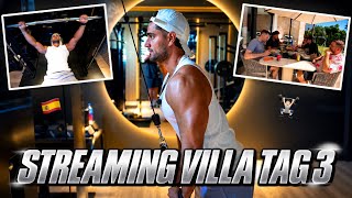 GYM SESSION MIT DEM GOTY, CRAFTEN & MEHR💪🏻🔥 STREAMING VILLA TAG 3 🇪🇸 TEIL 1 | EliasN97 Uncut