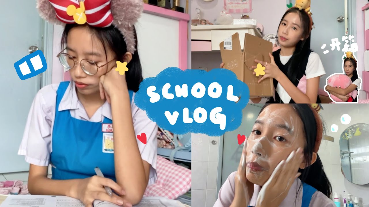 highschool days (malaysia)#2 👧🏻 + taobao stationery haul 淘宝卧室好物开箱