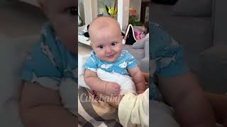 ?cute baby video ❤ try not to laugh  (131) shorts baby cutebaby funny