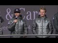 F1 World Champion Lewis Hamilton & Mercedes - Donuts & Fireworks