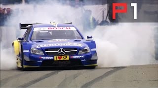F1 World Champion Lewis Hamilton & Mercedes - Donuts & Fireworks