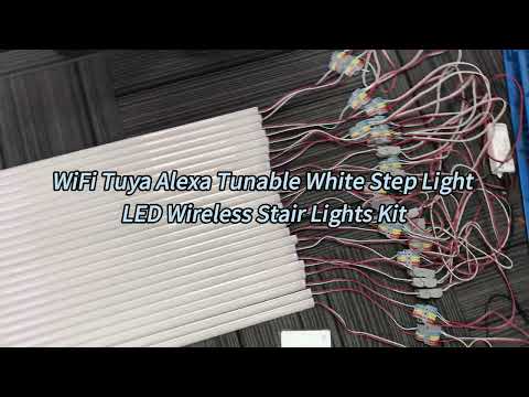 WiFi Tuya Alexa Adjustable White Step Light Stair Lighting - superlightingled