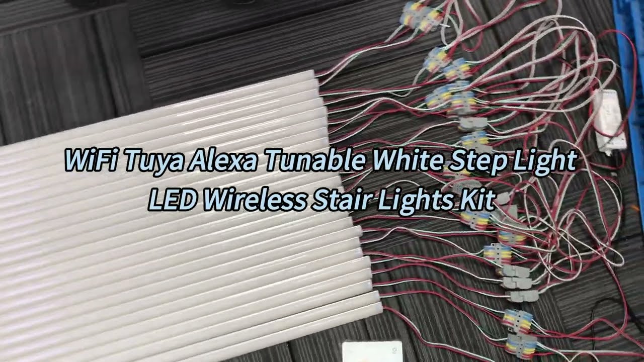 WiFi Tuya Alexa Adjustable White Step Light Stair Lighting - superlightingled